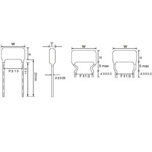Metallizzato Film Capacitor Produttore CL21 pellicola di <span class=keywords><strong>poliestere</strong></span> condensatore 106k 100v - Product Image 6