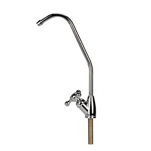 High Quality Hot Sale Single Handle Countertop Mount Gooseneck Stainless Steel Kitchen Faucet