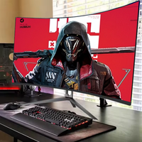 Moniteur de Gaming d'Usine OEM 1080p/1440p 240 Hz 144 Hz Incurvé 120 Hz 165 Hz 360 Hz 1ms LED pour PC Gaming
