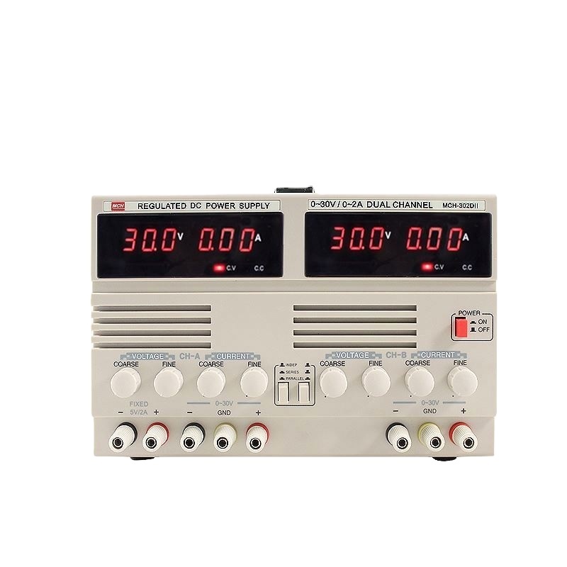 MCH High Precision Dual Channel And Adjustable Linear Digital Dual Adjustable DC Power Supply 30V 3A