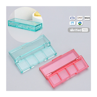 Palette de fards à paupières et de blush miniature de luxe transparente avec logo personnalisé, couleurs personnalisées, OEM/ODM disponible pour les outils de maquillage pour le visage