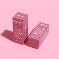 Boîte en papier personnalisée, imperméable, haut de gamme, écologique, pour produits de beauté, vide, pour lotion, huile essentielle, emballage de soins de la peau, boîte rigide