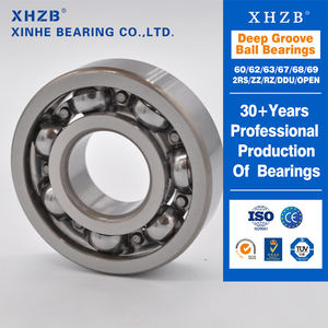 Diepgroefkogellager 6305RS 6305ZZ 6305OPEN 6305RZN 6305DDU 6305N 6305RZ Chroomstaal 25x62x17mm C3 Speling Oliëngesmeerd - Product Image 1