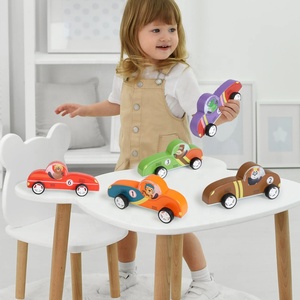 Voiture jouet miniature en bois pour enfants, gyroscope à inertie, <span class=keywords><strong>dessin</strong></span> <span class=keywords><strong>animé</strong></span>, cadeau, équation, animal, <span class=keywords><strong>boomerang</strong></span> - Product Image 2