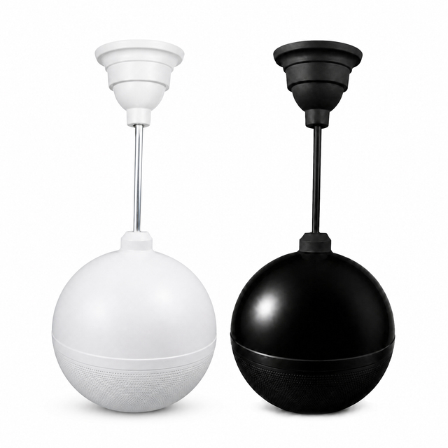 Hanging Pendant Speaker 5.5 Inch Coaxial Ceiling Speaker 20W 70V /110V PA Loudspeaker Background Music for Restaurant Cafe