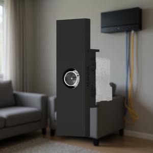 ZEN Line TV Socket Black Wall Mount Antenna Connector - Product Image 3