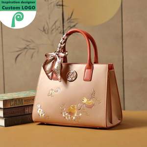 Bolso de hombro de alta gama para mujer, bolso bordado de estilo chino con pato mandarín, para mamá, día de la madre, boda - Product Image 1