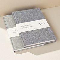 Maßgefertigtes Geprägtes PU-Leder & PP Hardcover Notizbuch Planer mit Blanko Linierten Gitter- und Punktierten Seiten Geschenkoption