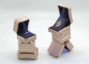 White Luxury <b>Jewelry</b> Packaging Gift <b>Box</b> With Customer Logo Led Light Necklace Led Light <b>Jewelry</b> <b>Box</b> - Product Image 3
