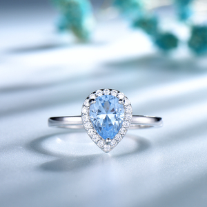 Conjunto de joyería de boda para novia al por mayor, Diamante de agua de circón cortado con hielo en forma de gota para fiestas y regalos para mujeres - Product Image 4