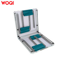 Table pliante WOQI, table de pique-nique imperméable et durable, table pliante d'extérieur, chaise pliante, table de camping en alliage d'aluminium