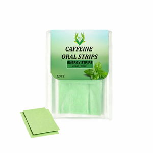 DIM Caffeine Oral Strips Contains 40 mg caffeine Energy Boost Minty Fresh Breath Adult Refresh Oneself Oral Strips - Product Image 1