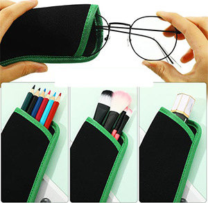 Étui en tissu pour lunettes, pochette souple pour lunettes de vue et de soleil, anti-rayures, cadeaux promotionnels - Product Image 2
