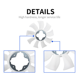 Aspas del Ventilador de Refrigeración del Motor para Toyota Tacoma 3.5L, Plástico ABS, para Reemplazo del Radiador 2016 2017-2023 - Product Image 3