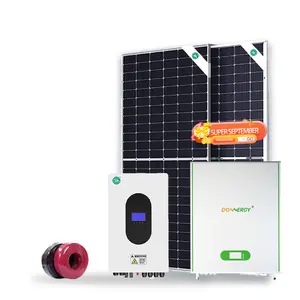 Sconto limitato On/Off Grid Solar Hybrid Panel Kit monofase 10kw 15KW 20KW onda sinusoidale pura