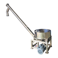 Convoyeur à vis incliné automatique pour poudres alimentaires, chimiques et granulés de farine – Élévateur à vis pour farine