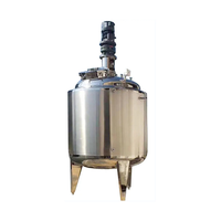 Cuve de mélange en acier inoxydable avec chemise de chauffage/refroidissement et agitateur à spatule pour machine de cuisson et de mélange du chocolat