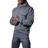 Sweat-shirt à capuche décontracté tendance DF-89 pour hommes, grandes tailles