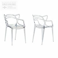 Chaise Ghost transparente moderne en PP pour événements, mariages, banquets, location de mobilier de fête, fournisseur en gros, commande en gros directe d'usine