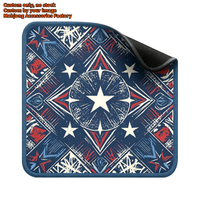 Tapete de Mahjong Americano Personalizado de 31.5 Pulgadas, de Neopreno y Goma, Antideslizante, Reductor de Ruido, Plegable e Impermeable