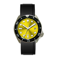 Montres de plongée de luxe en acier inoxydable de haute qualité à mouvement automatique, de conception classique