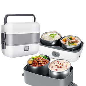 Boîte à lunch électrique chauffante, chauffe-aliments portable pour la maison et le bureau, boîte à lunch auto-chauffante (110V, 200W) - Product Image 1