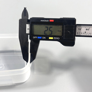 Plastic Transparent Storage <b>Box</b> Rectangle 1-3L <b>With</b> <b>Lid</b> General Packaging Jewelry <b>Box</b> PP Material - Product Image 3