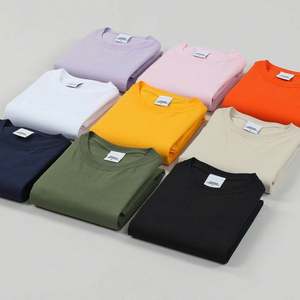 T-shirt vierge pour homme en coton 100% tricoté, respirant, écologique, de haute qualité, personnalisable, couleur unie, design de créateur, vente en gros - Product Image 1