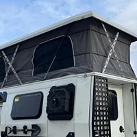 Novo Design de Campers de Caminhão com Lados Macios e Estrutura Pop-up, Placa de Parede em Composto FRP, Janela de RV, Caravanas Familiares