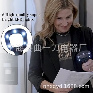 Handheld Magnifier With 6 Led <b>Lights</b> Reading Handle For <b>Books</b> And Documents - Product Image 1