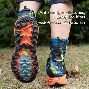 Guêtres de randonnée portables, imperméables et légères avec foulard intégré – Protections de cheville basses pour la randonnée, la course, la chasse et les sports de <span class=keywords><strong>neige</strong></span> - Product Image 6