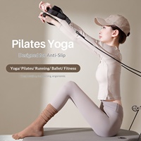 Chaussettes mi-mollet antidérapantes à cinq doigts pour femme, idéales pour le yoga, la danse, le fitness professionnel et le Pilates en intérieur – Collection Hiver