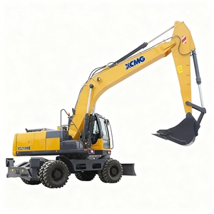 Gebruikt fabrieksmodel 21 ton giekwielgraafmachine XE210WB met goede prijs - Product Image 2