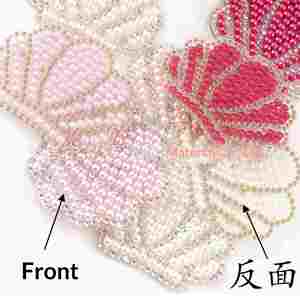 Autocollant thermocollant auto-adhésif, nouveaux strass, coquille de perle exquise, pour coque de téléphone, vêtements, bagages, chaussures, chaussettes - Product Image 3