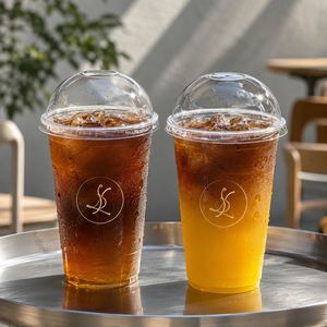 แก้วพลาสติกใส PET ขนาด 16oz 32oz 12oz สำหรับกาแฟ พร้อมฝาและหลอด พิมพ์โลโก้ตามสั่ง สำหรับการปรับแต่งส่วนบุคคล - Product Image 1