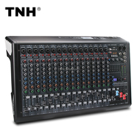 Console de mixage audio numérique TNH BP18, amplificateur, 18 canaux, son stéréo, mixage, Bluetooth, USB pour PC, ordinateur, studio d'enregistrement, fête