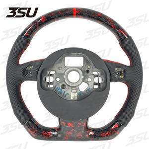 <span class=keywords><strong>Volant</strong></span> en fibre de carbone forgé en cuir pour Audi A4A5A7 A7A8A1A3 RS3 RS4 S3 S4 S5 <span class=keywords><strong>RS6</strong></span> RS7 TT TTRS Sport <span class=keywords><strong>2021</strong></span> 2022 2023 2024 - Product Image 6