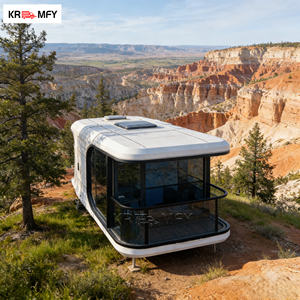 Capsule hôtelière moderne de luxe à prix compétitif, type Tiny House, Airship Pod, pour usage commercial - Product Image 5