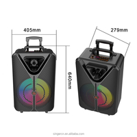 Altavoz Portátil ZQS15123 de Gran Potencia y Buena Calidad, Reproductor de Música para Exteriores, Parlantes Rockbox, Cornetas, Altavoz Bluetooth para Fiestas