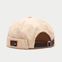 Gorro de Marinero Ajustable para Hombre y Mujer, Gorra Retro sin Visera, Gorro Docker de Color Sólido, Estilo Hip Hop