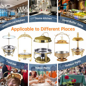 Chauffe-buffet en acier inoxydable de qualité pour la cuisine d'hôtel et de restaurant - Product Image 6