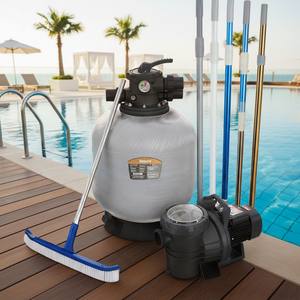 <span class=keywords><strong>Kit</strong></span> de nettoyage de filtre à <span class=keywords><strong>sable</strong></span> et de pompe DSL de haute qualité pour piscines intérieures de villas privées, haute efficacité - Product Image 1