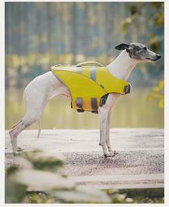 Giubbotto di Sicurezza Riflettente Impermeabile per Cani, Modello Solido in Nylon Traspirante ed Ecologico, Giubbotto Salvagente per Nuoto in Tutte le Stagioni - Product Image 4