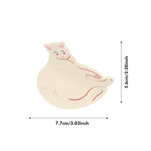 Dowell klip rambut pola kucing asetat Populer kucing liar <span class=keywords><strong>Savannah</strong></span> kucing lucu aksesori rambut gaya INS grosir - Product Image 4