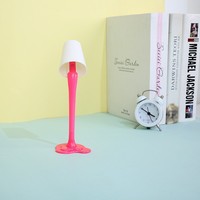 Lampe de bureau LED créative à peinture coulante, rechargeable par USB, col de cygne flexible, protection oculaire, veilleuse pour chambre d'enfant et bureau