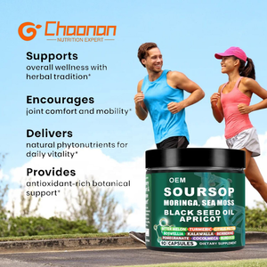 Cápsulas de Extrato de Graviola OEM - Suplemento Dietético Natural Personalizável - Product Image 2