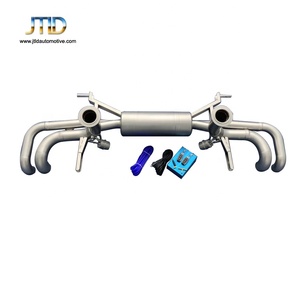 Sistema di scarico JTLD performance silenziatore valvetronico di scarico in acciaio inossidabile Catback con telecomando per Audi <span class=keywords><strong>R8</strong></span> V8 2008-2013 - Product Image 3