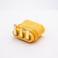 Connecteur de batterie XT60, capuchon de protection, 3 broches, mâle à angle droit, pour batterie Lipo ESC moteur RC