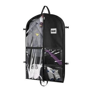 Bolsas Plegables Personalizadas con Logo Impreso para Trajes y Ropa, Portatrajes de Viaje con Fuelle, a Prueba de Polvo, Humedad e Impermeables con Bolsillo con Cremallera - Product Image 3