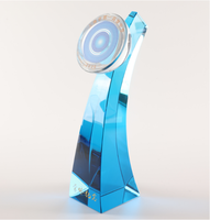 Usine de prix de cristal personnalisé fabrication professionnelle trophée de cristal de verre